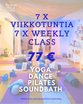 7 VIIKKOTUNTIA / WEEKLY CLASS