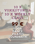 10 VIIKKOTUNTIA / 10 WEEKLY CLASS